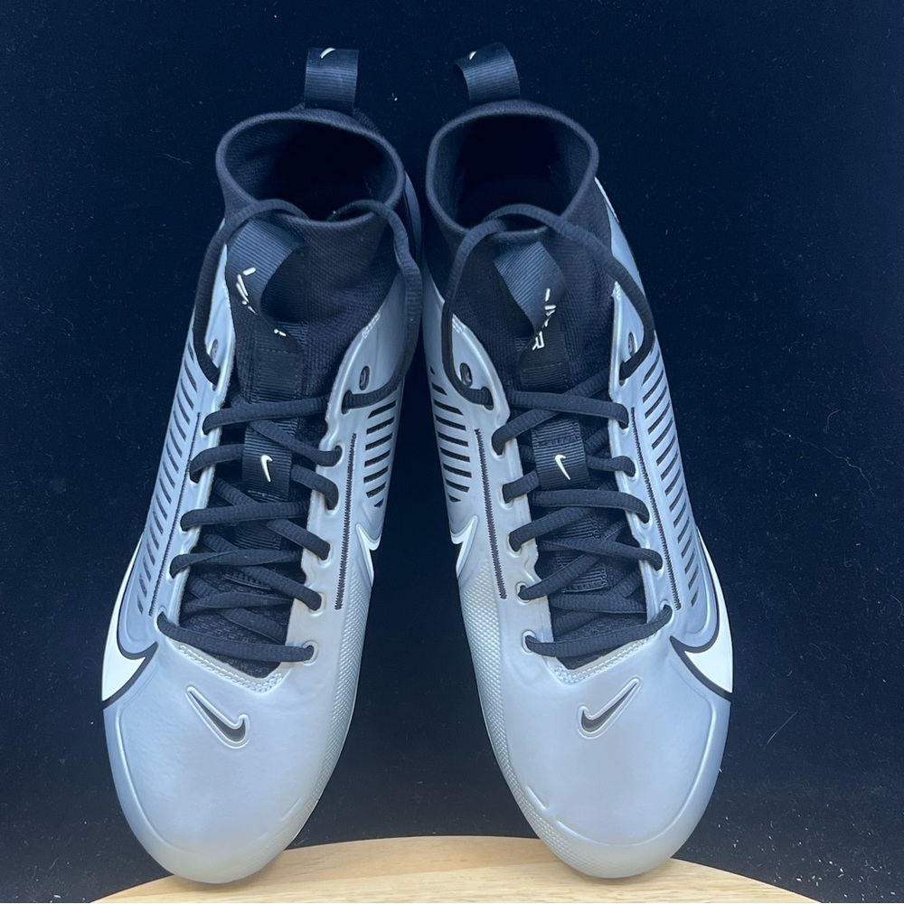 Nike Vapor Edge Pro 360 2 Light Smoke Grey Black Cleats DA5456-002 Men's Sizes - Picture 7 of 9